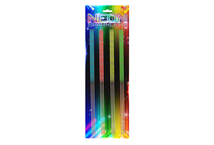 434-Neon sparklers 40cm - obrázok