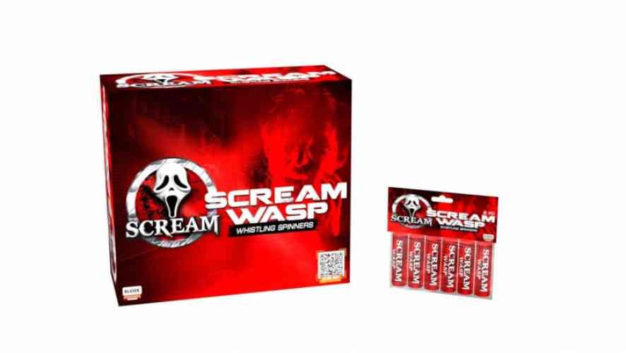 479-Scream Wasp /6ks/- Pískajúca osa  - obrázok